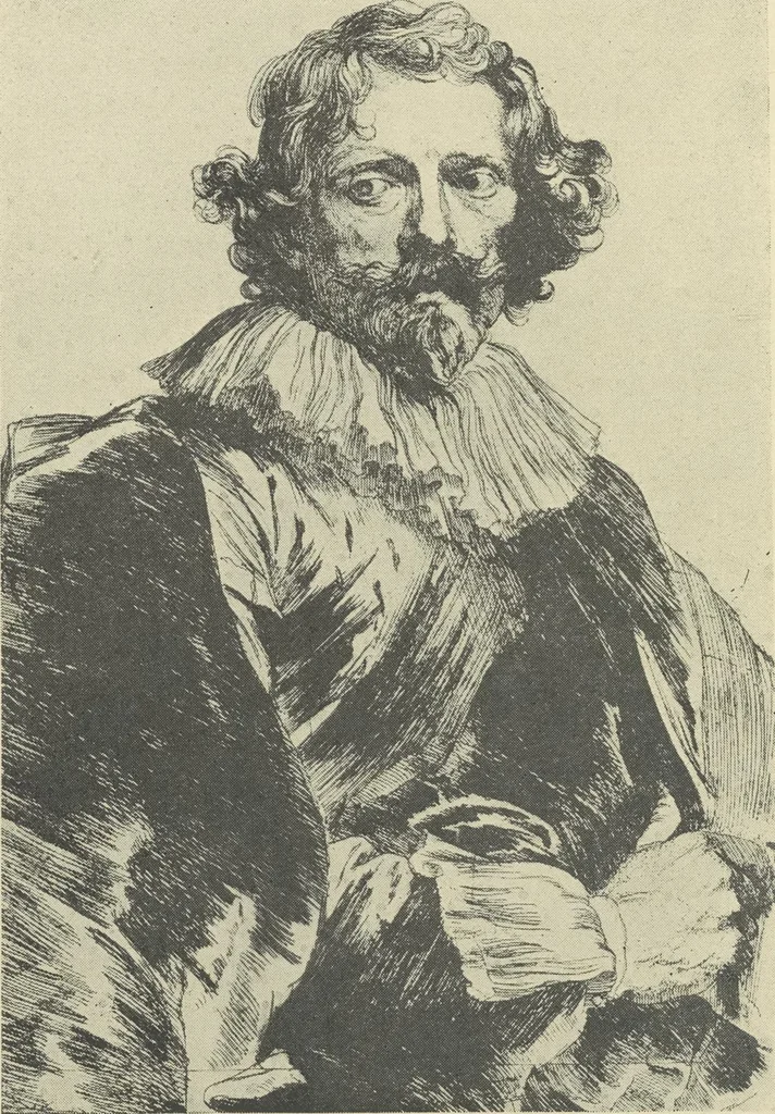 An illustration from From Holbein to Whistler, notes on drawing and engraving, / by Alfred Mansfield Brooks., 1920, leaf 161