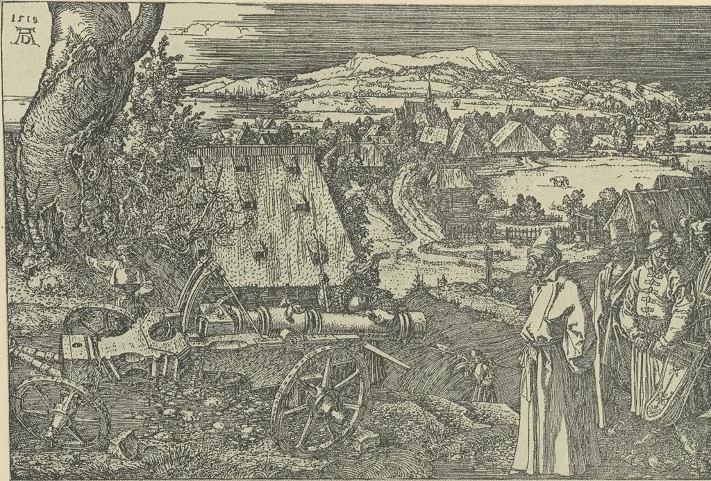 An illustration from From Holbein to Whistler, notes on drawing and engraving, / by Alfred Mansfield Brooks., 1920, leaf 163
