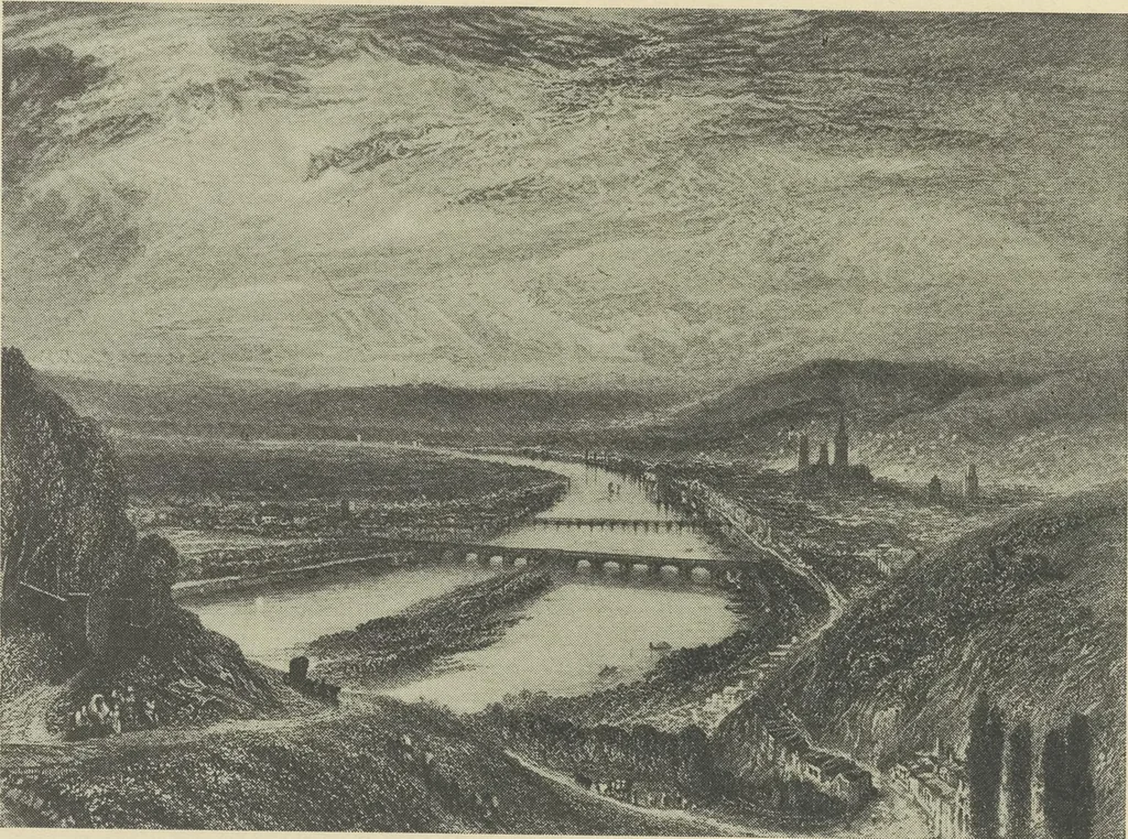An illustration from From Holbein to Whistler, notes on drawing and engraving, / by Alfred Mansfield Brooks., 1920, leaf 205