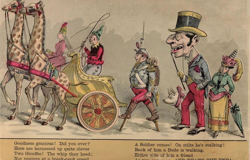 An illustration from The Circus procession, 1888, leaf 13