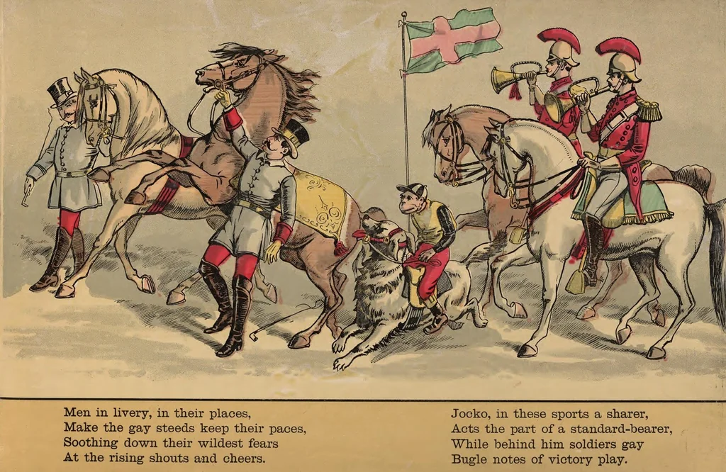 An illustration from The Circus procession, 1888, leaf 3