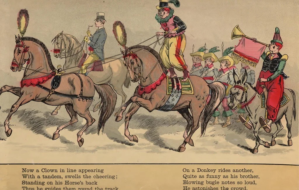An illustration from The Circus procession, 1888, leaf 4