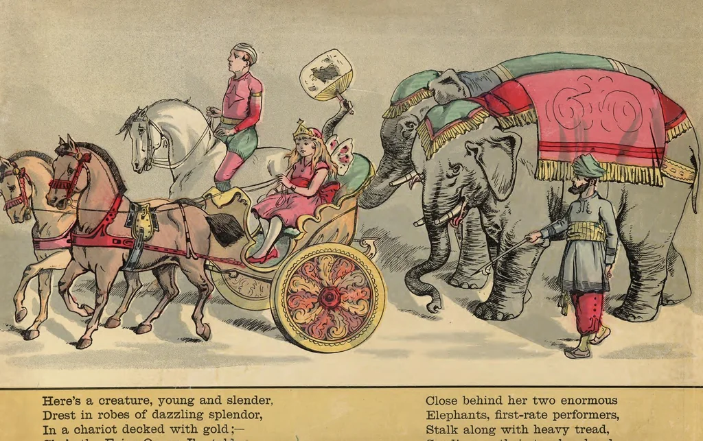 An illustration from The Circus procession, 1888, leaf 6