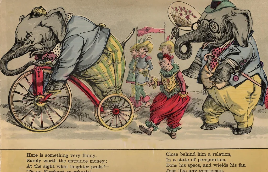 An illustration from The Circus procession, 1888, leaf 7