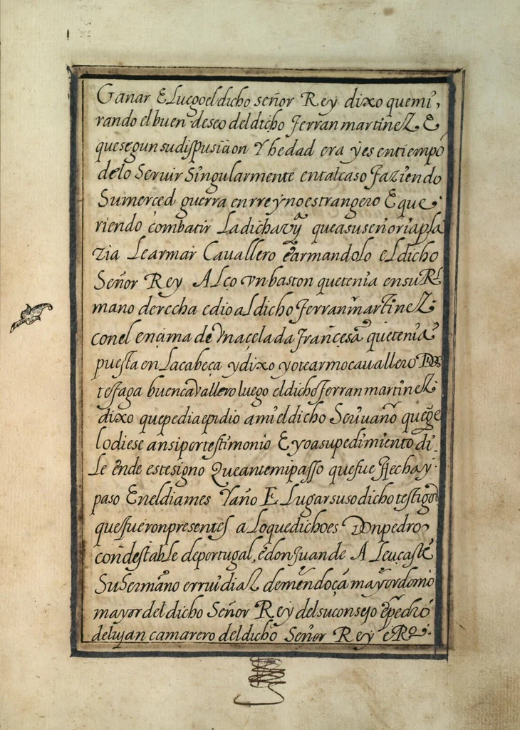 An illustration from [Carta confirmatoria de hidalguía], 1600, leaf 21