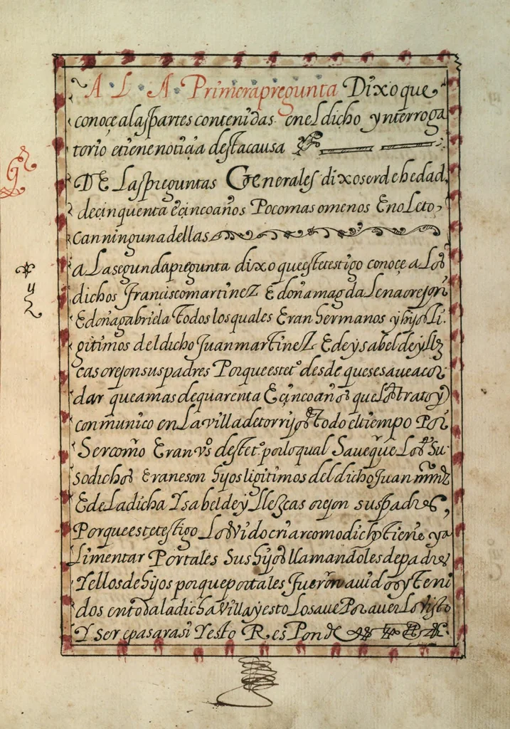 An illustration from [Carta confirmatoria de hidalguía], 1600, leaf 29