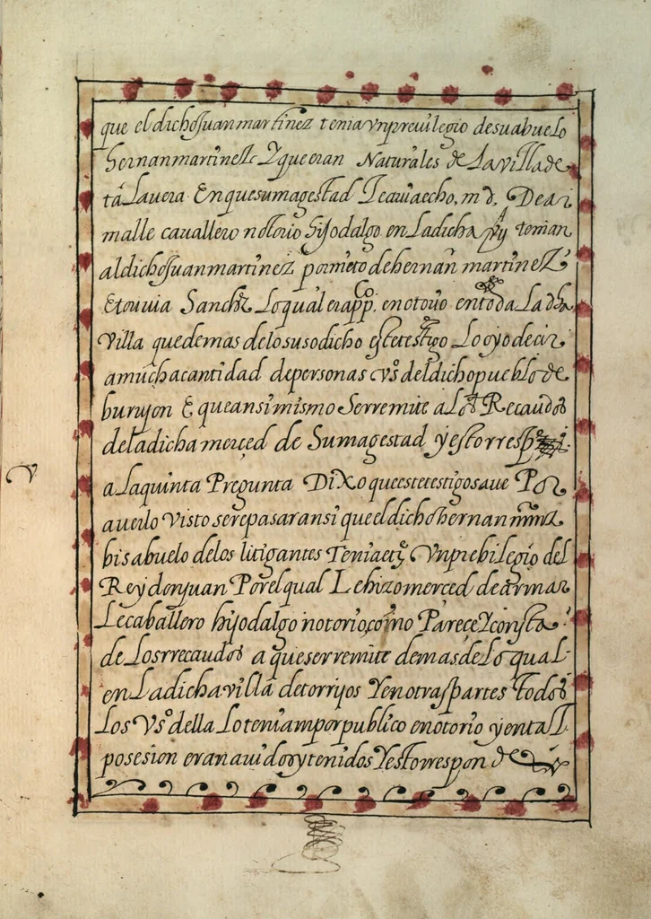 An illustration from [Carta confirmatoria de hidalguía], 1600, leaf 31