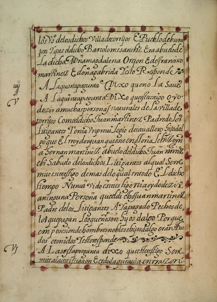 An illustration from [Carta confirmatoria de hidalguía], 1600, leaf 38