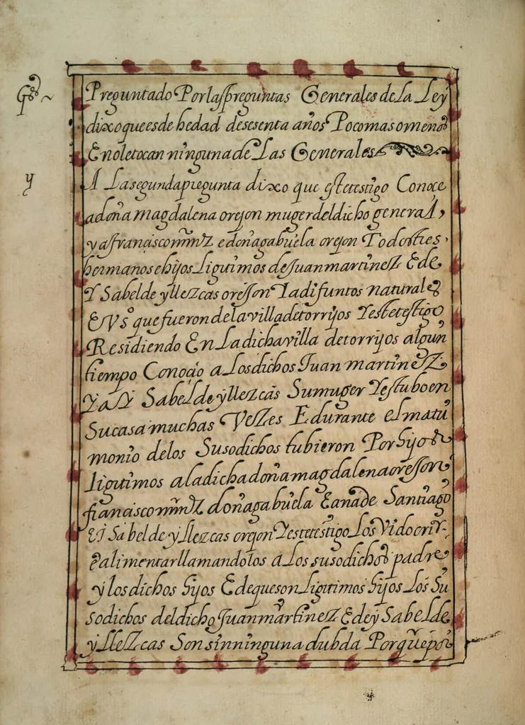 An illustration from [Carta confirmatoria de hidalguía], 1600, leaf 40