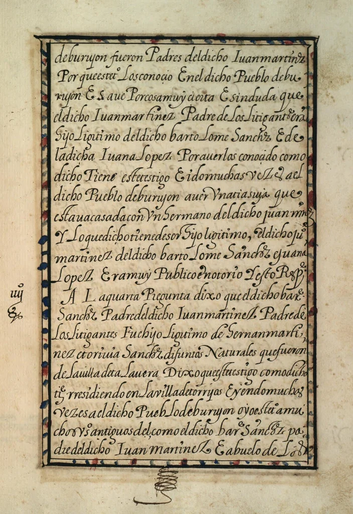 An illustration from [Carta confirmatoria de hidalguía], 1600, leaf 45