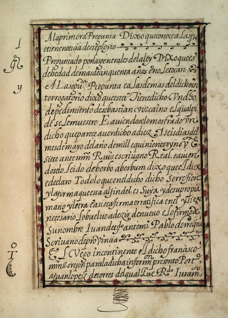 An illustration from [Carta confirmatoria de hidalguía], 1600, leaf 51