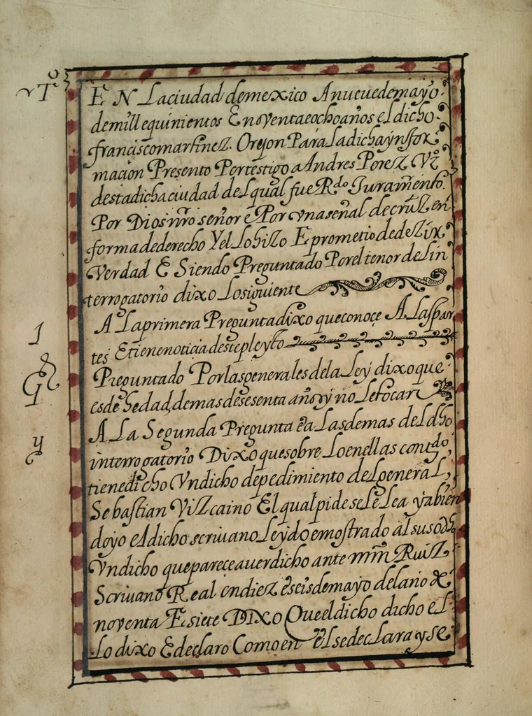 An illustration from [Carta confirmatoria de hidalguía], 1600, leaf 54