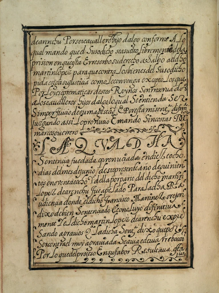 An illustration from [Carta confirmatoria de hidalguía], 1600, leaf 58