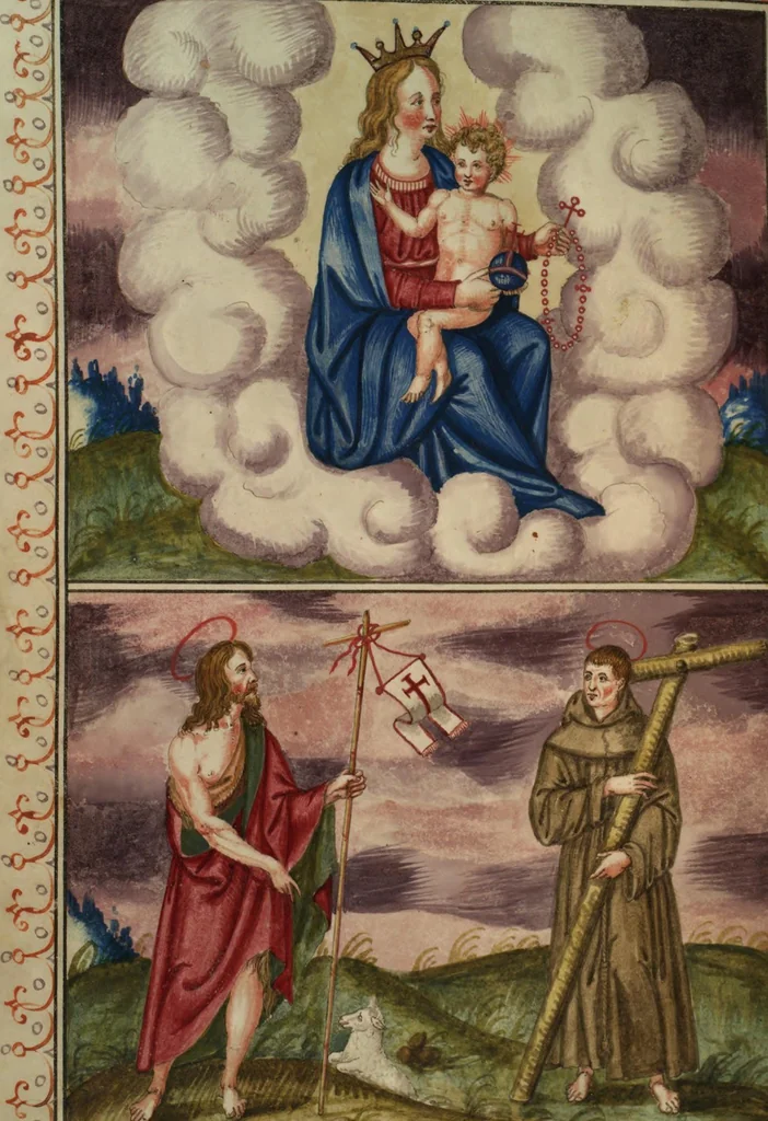 An illustration from [Carta confirmatoria de hidalguía], 1600, leaf 6