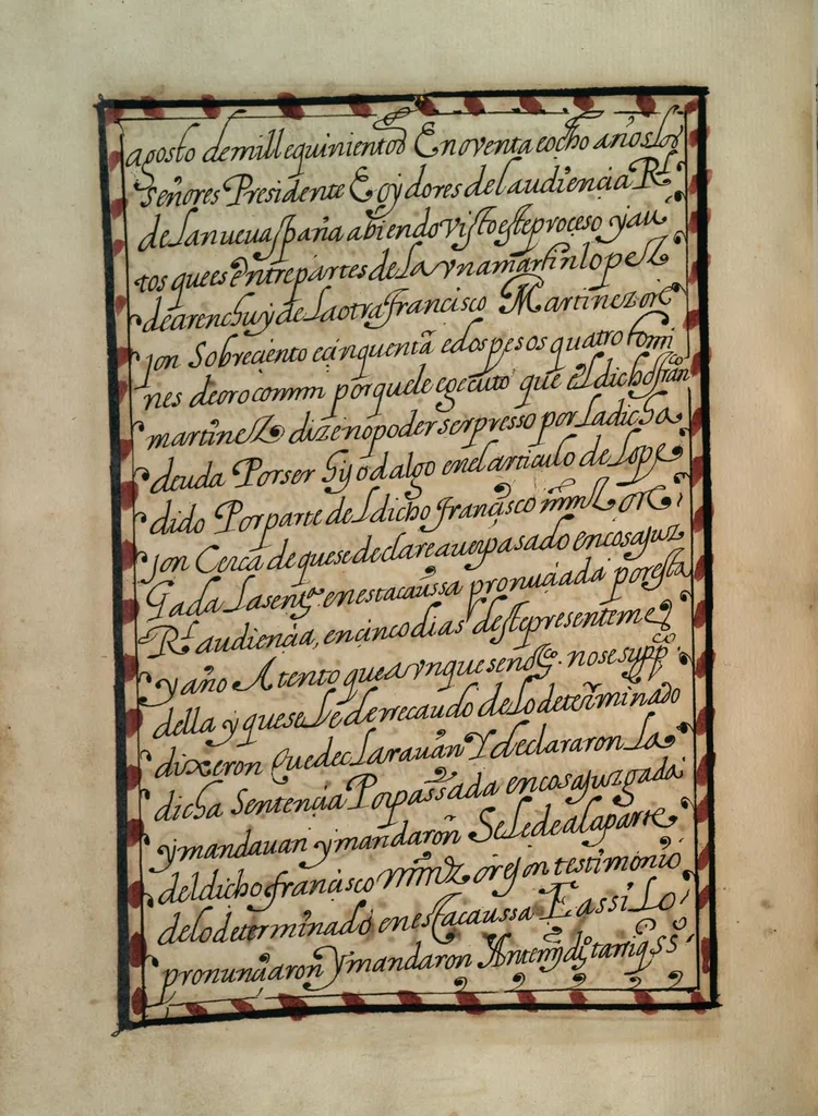 An illustration from [Carta confirmatoria de hidalguía], 1600, leaf 62
