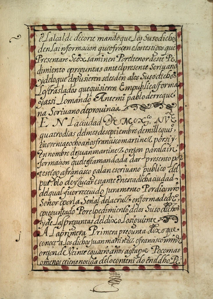 An illustration from [Carta confirmatoria de hidalguía], 1600, leaf 67
