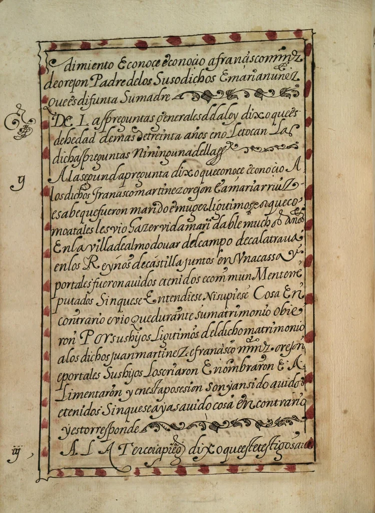 An illustration from [Carta confirmatoria de hidalguía], 1600, leaf 68