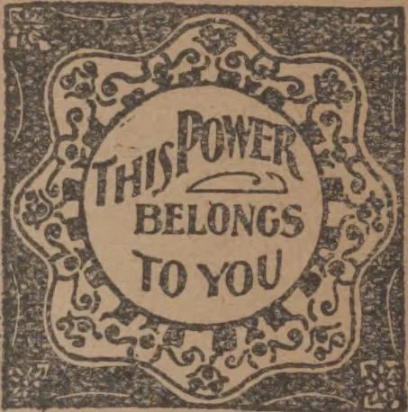An illustration from Mystic key that unlocks the door to the soul of man! : hypnotism, the world's greatest mystery! : the master science of the 20th century, 1900, leaf 9