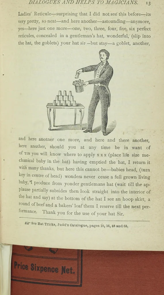 An illustration from Bits of patter, 1915, leaf 155