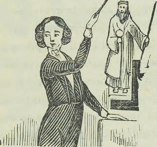 An illustration from Bits of patter, 1915, leaf 156