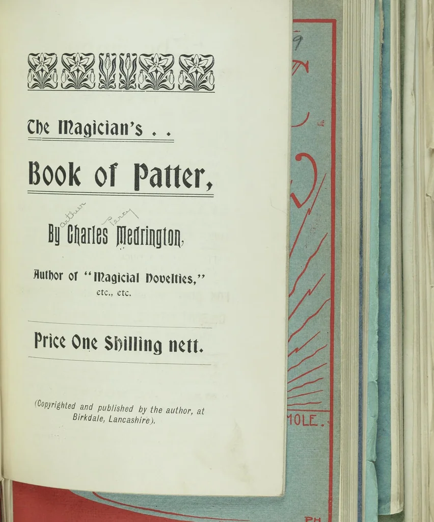 An illustration from Bits of patter, 1915, leaf 215