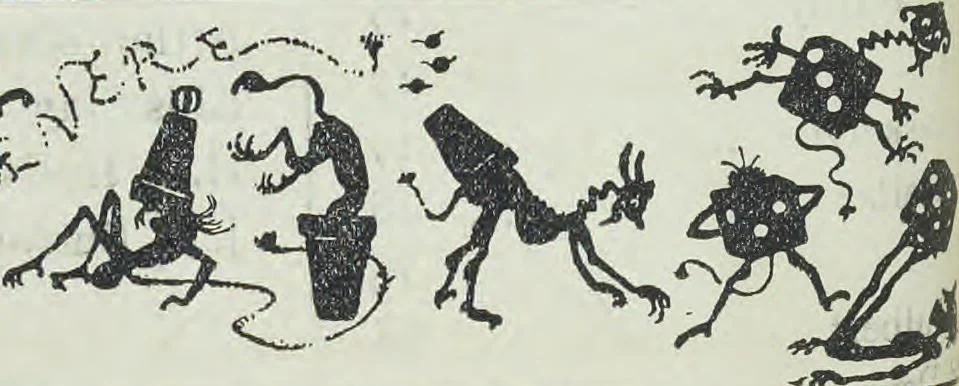 An illustration from Bits of patter, 1915, leaf 32