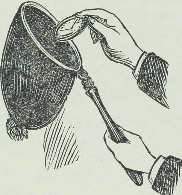 An illustration from Bits of patter, 1915, leaf 411