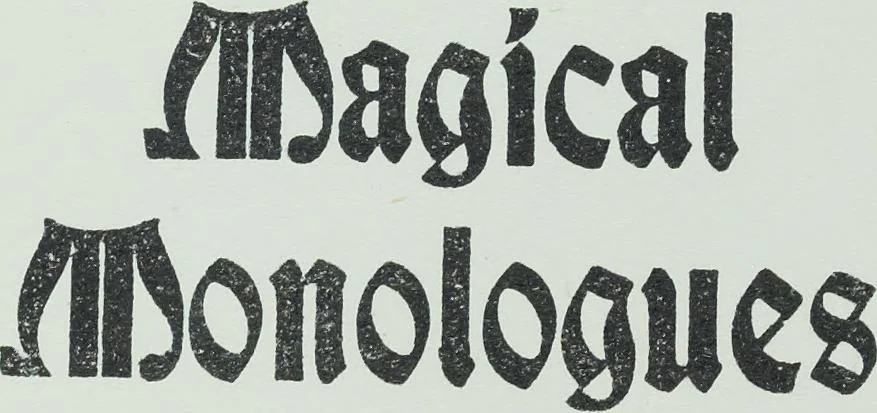 An illustration from Bits of patter, 1915, leaf 507