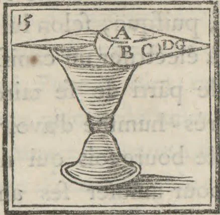 An illustration from Supplément a La magie blanche dévoilée : contenant l'explication de plusieurs tours nouveaux joués depuis peu à Londres, avec des éclaircissemens sur les artifices des joueurs de profession : les cadrans sympathiques, le mouvement perpétuel, les chevaux savans, les poupées parlantes, les automates dansants, les ventriloques, les sabots élastiques, &c., &c, 1785, leaf 110