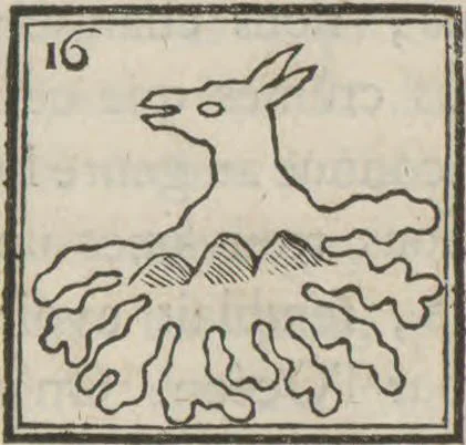 An illustration from Supplément a La magie blanche dévoilée : contenant l'explication de plusieurs tours nouveaux joués depuis peu à Londres, avec des éclaircissemens sur les artifices des joueurs de profession : les cadrans sympathiques, le mouvement perpétuel, les chevaux savans, les poupées parlantes, les automates dansants, les ventriloques, les sabots élastiques, &c., &c, 1785, leaf 122