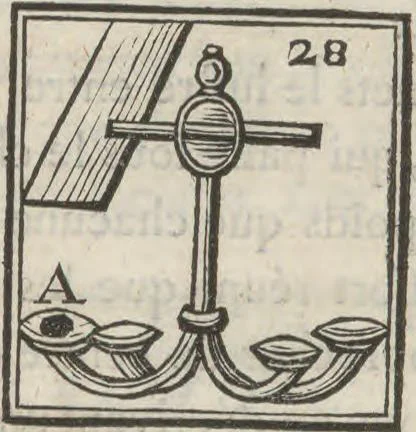 An illustration from Supplément a La magie blanche dévoilée : contenant l'explication de plusieurs tours nouveaux joués depuis peu à Londres, avec des éclaircissemens sur les artifices des joueurs de profession : les cadrans sympathiques, le mouvement perpétuel, les chevaux savans, les poupées parlantes, les automates dansants, les ventriloques, les sabots élastiques, &c., &c, 1785, leaf 285