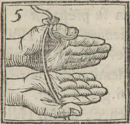 An illustration from Supplément a La magie blanche dévoilée : contenant l'explication de plusieurs tours nouveaux joués depuis peu à Londres, avec des éclaircissemens sur les artifices des joueurs de profession : les cadrans sympathiques, le mouvement perpétuel, les chevaux savans, les poupées parlantes, les automates dansants, les ventriloques, les sabots élastiques, &c., &c, 1785, leaf 34