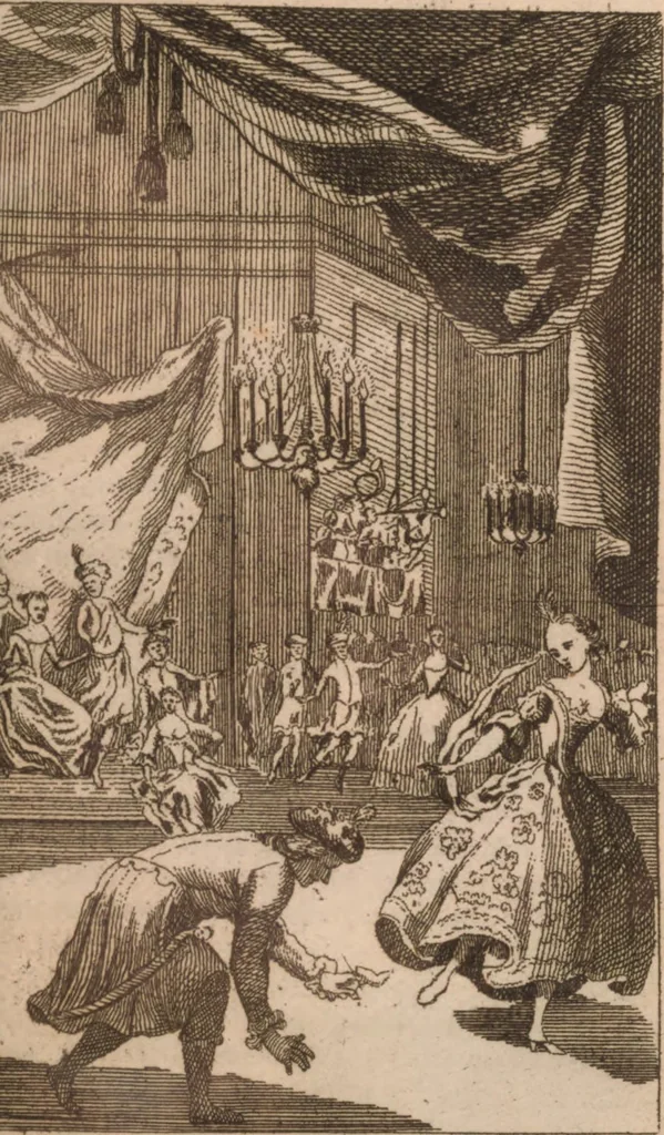 An illustration from Contes du temps passé de ma mere l'oye : avec des morales, 1764, leaf 141