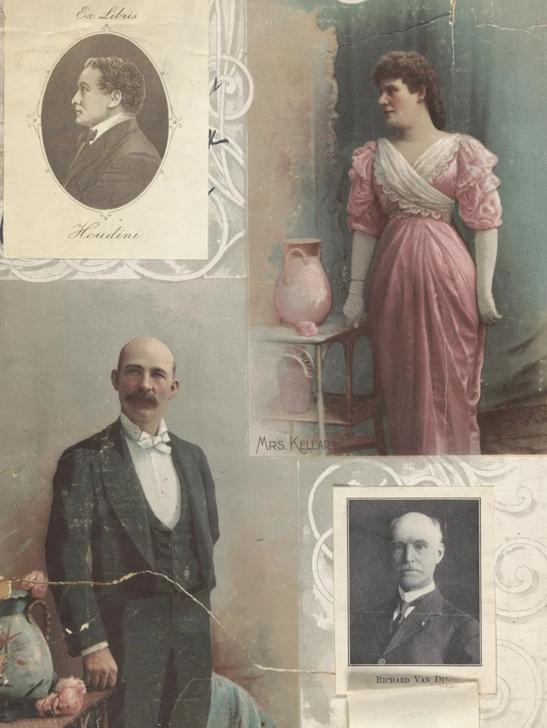 An illustration from [Manuscript scrapbook of magic tricks], [1902-1919], 1902, leaf 4