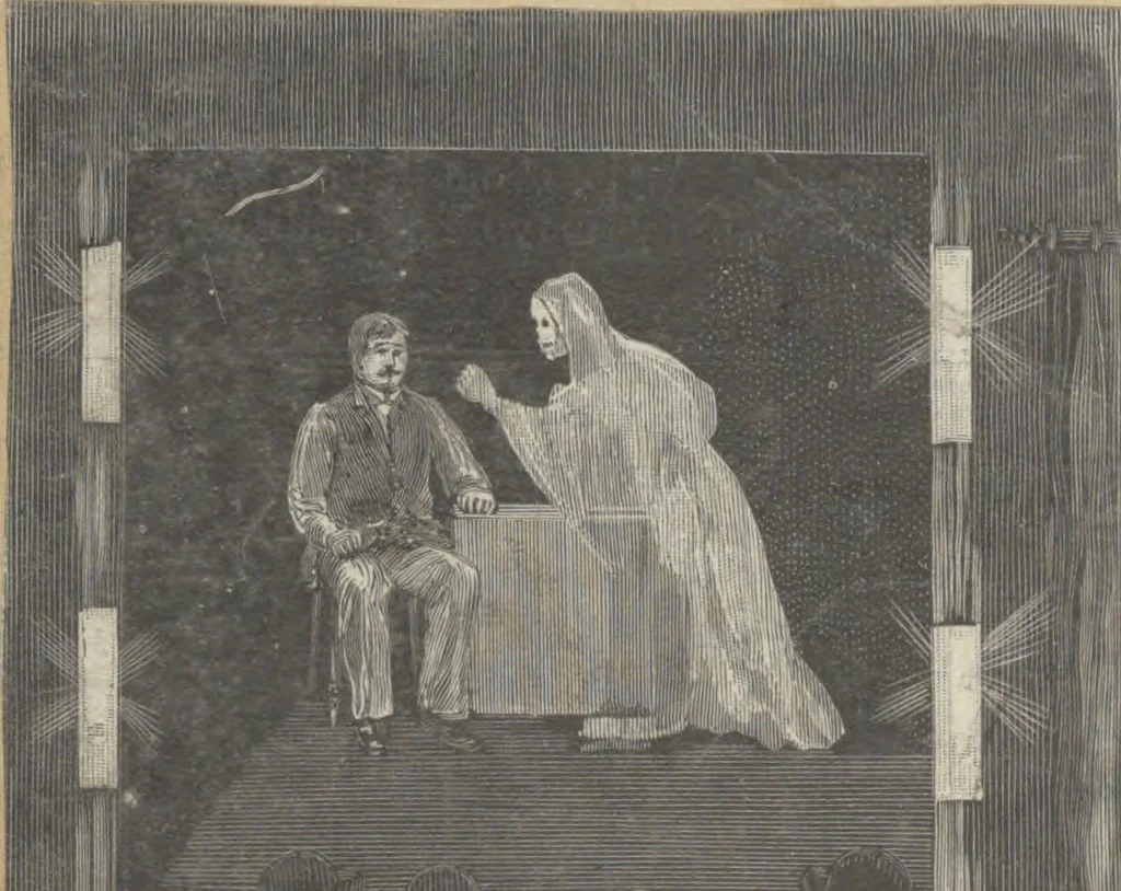 An illustration from [Manuscript scrapbook of magic tricks], [1902-1919], 1902, leaf 518