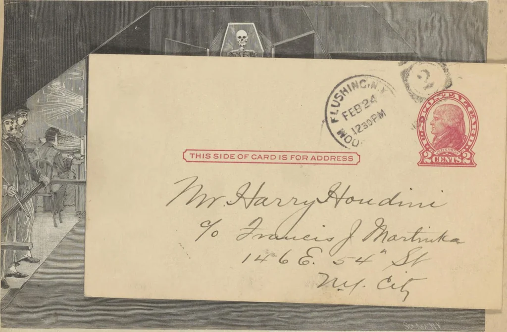 An illustration from [Manuscript scrapbook of magic tricks], [1902-1919], 1902, leaf 520