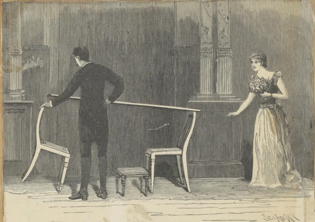 An illustration from [Manuscript scrapbook of magic tricks], [1902-1919], 1902, leaf 527