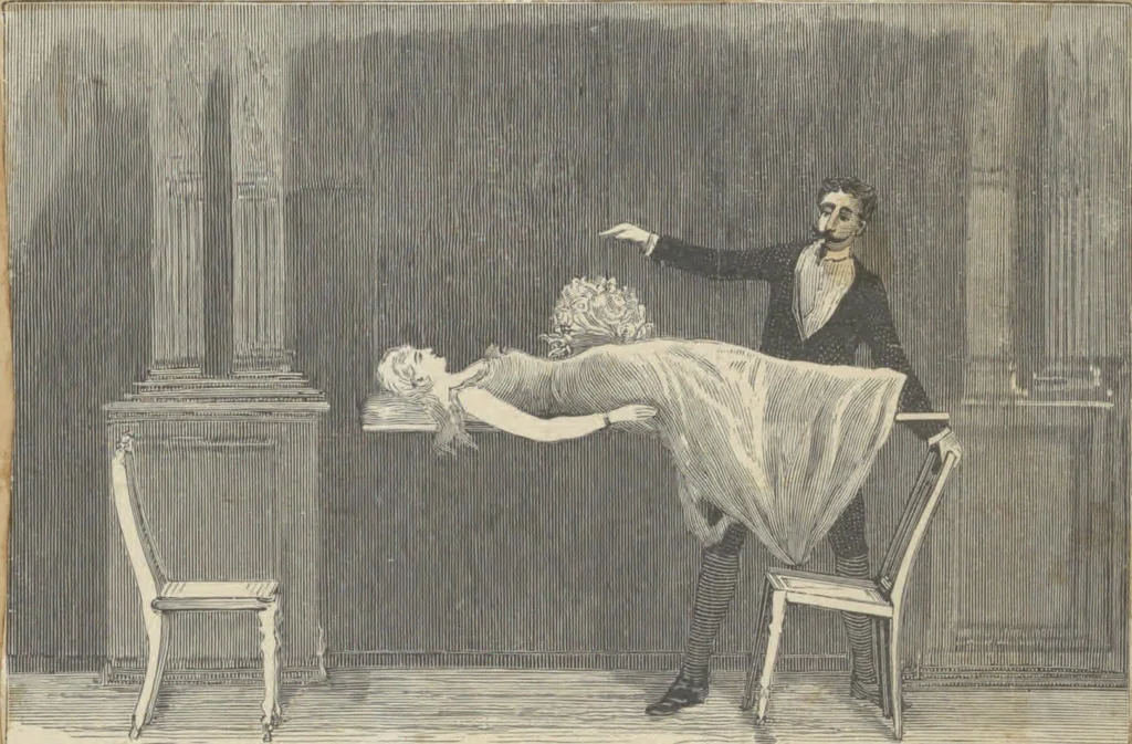 An illustration from [Manuscript scrapbook of magic tricks], [1902-1919], 1902, leaf 527