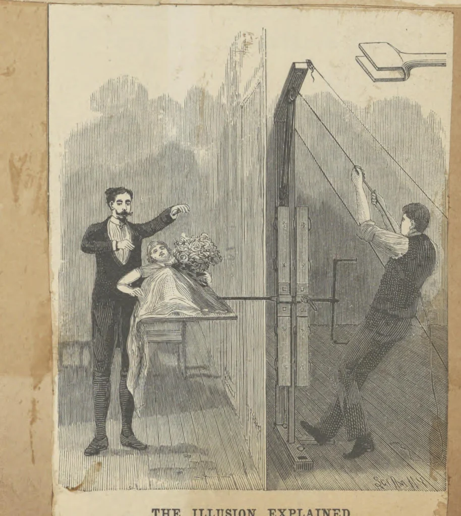 An illustration from [Manuscript scrapbook of magic tricks], [1902-1919], 1902, leaf 527