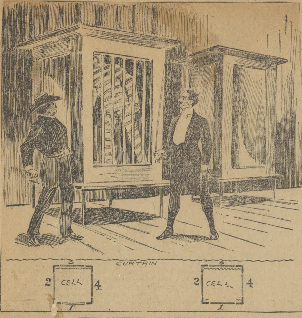 An illustration from [Manuscript scrapbook of magic tricks], [1902-1919], 1902, leaf 531