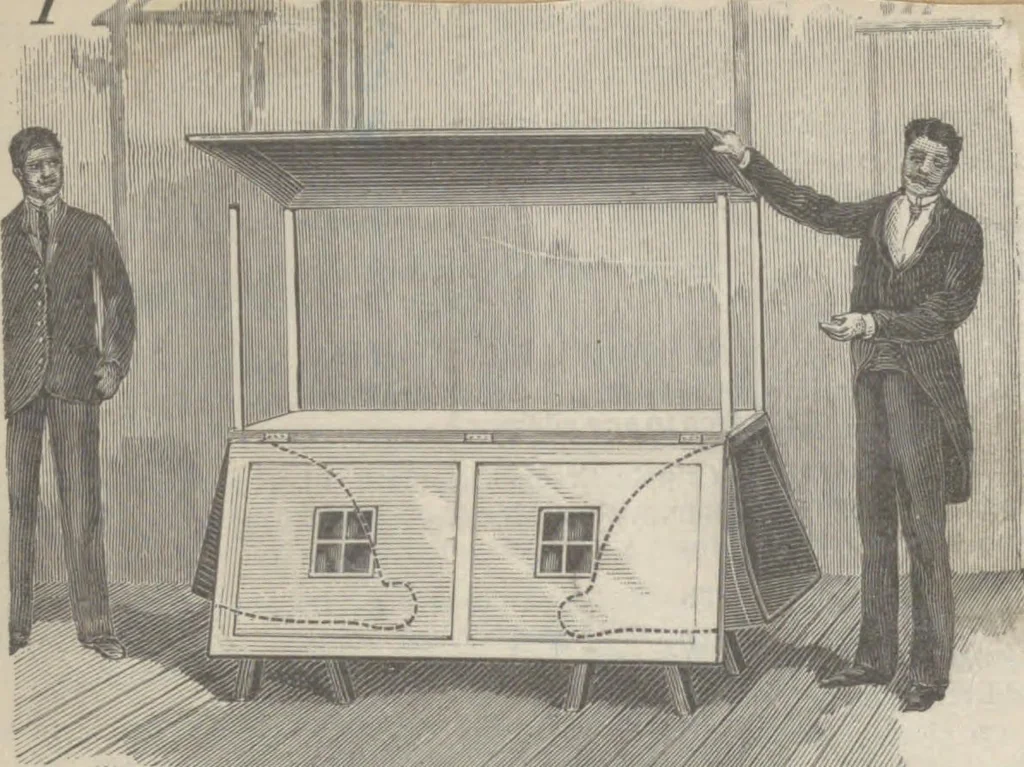 An illustration from [Manuscript scrapbook of magic tricks], [1902-1919], 1902, leaf 532