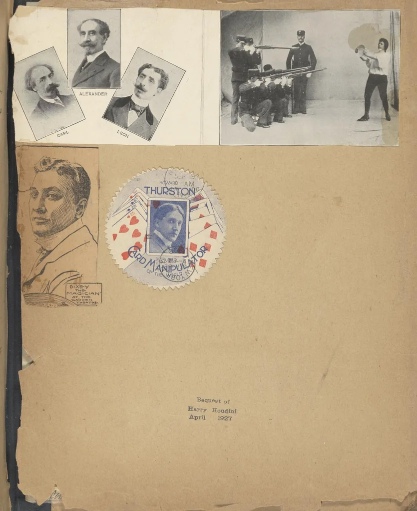 An illustration from [Manuscript scrapbook of magic tricks], [1902-1919], 1902, leaf 567