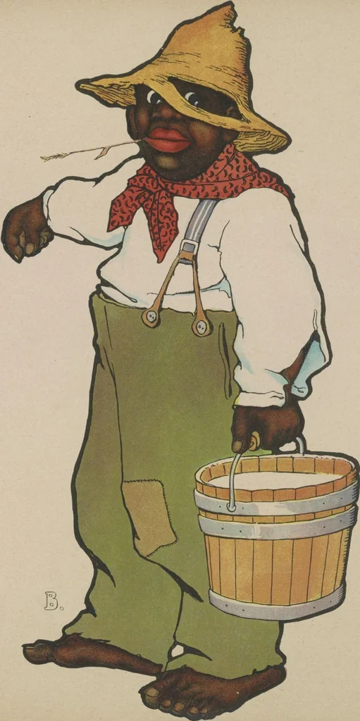 An illustration from ABC in Dixie : a plantation alphabet, 1908, leaf 17