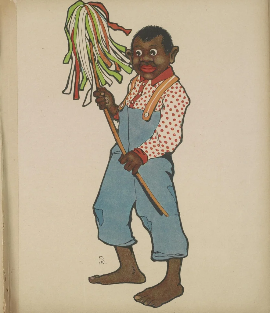 An illustration from ABC in Dixie : a plantation alphabet, 1908, leaf 21