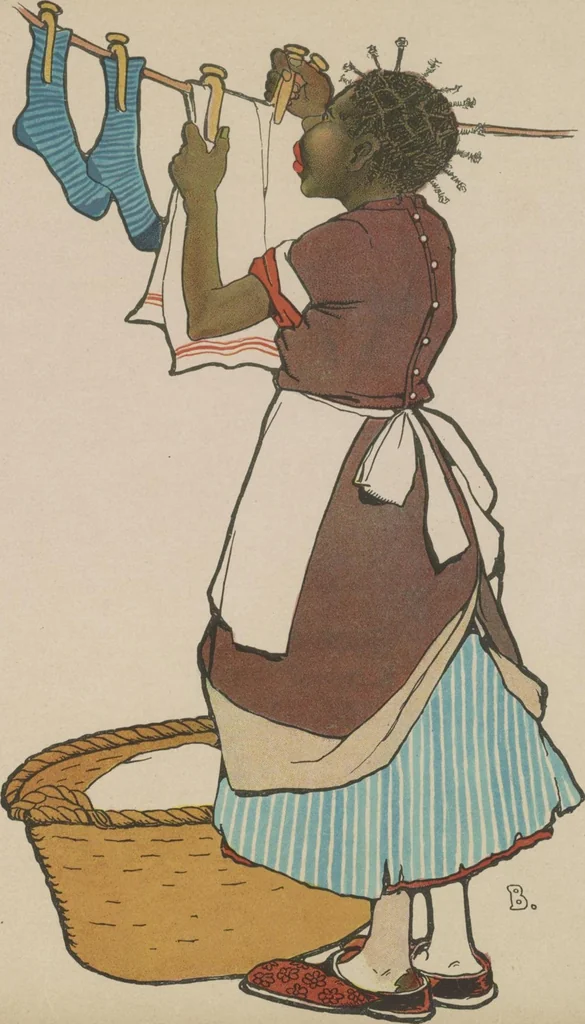 An illustration from ABC in Dixie : a plantation alphabet, 1908, leaf 25