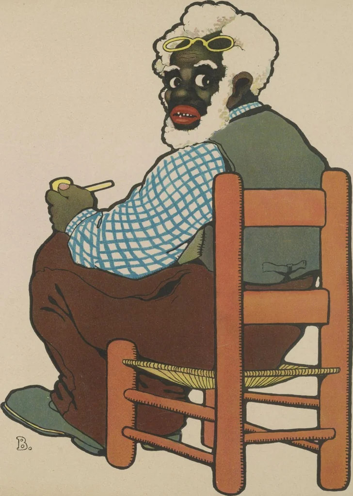 An illustration from ABC in Dixie : a plantation alphabet, 1908, leaf 35