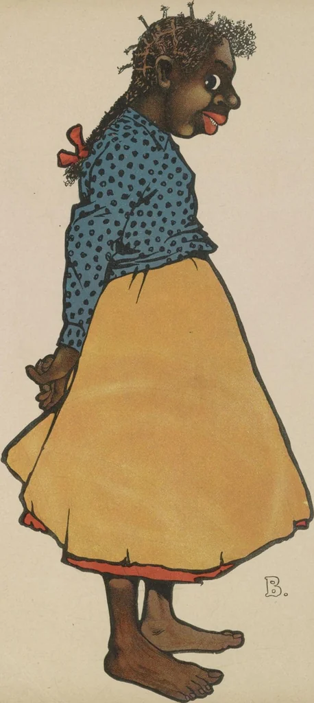 An illustration from ABC in Dixie : a plantation alphabet, 1908, leaf 45