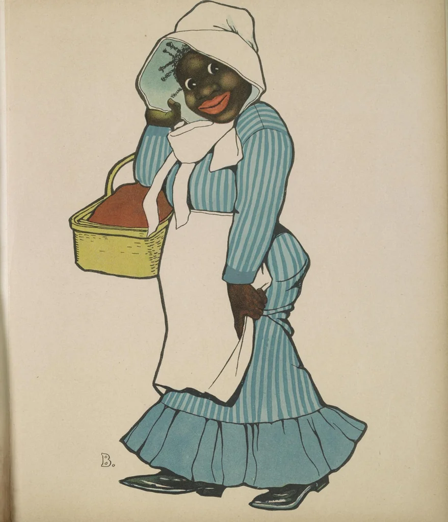 An illustration from ABC in Dixie : a plantation alphabet, 1908, leaf 49