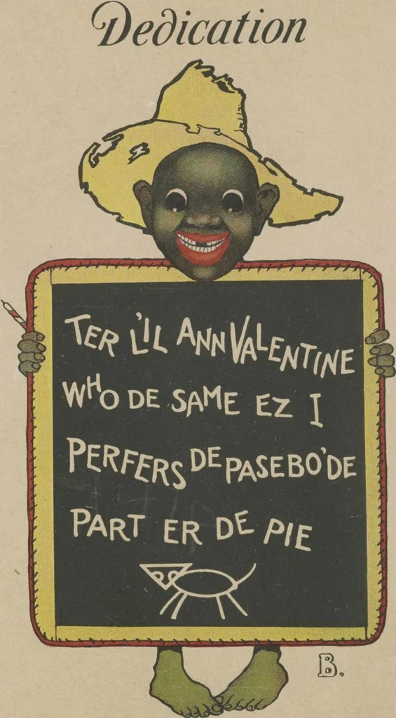 An illustration from ABC in Dixie : a plantation alphabet, 1908, leaf 5