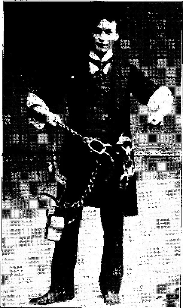 An illustration from [King of handcuffs text, ca. 1900]., 1900, leaf 2
